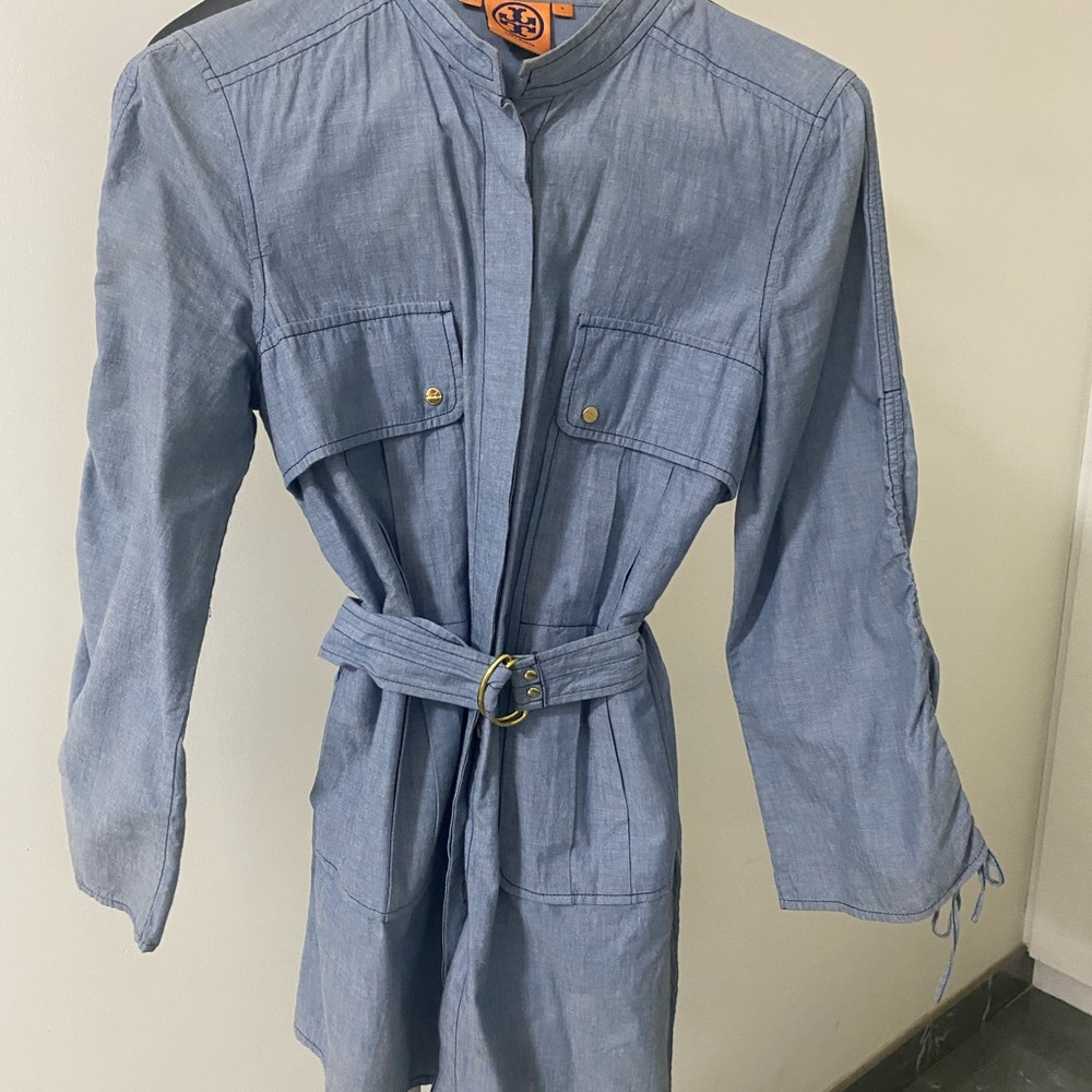 Tory Burch Light Blue tunic dress  with Belt
